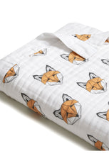 Load image into Gallery viewer, Just Call Me Fox four-layer muslin quilt