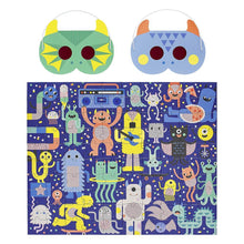 Load image into Gallery viewer, Petit Collage Monster Jam Decoder Puzzle
